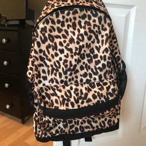 Victoria Secret Pink Leopard Print Backpack